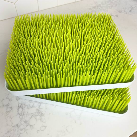 2 Boon Lawn Baby Bottle Drying Racks in Sage Green, Large - Picture 1 of 4